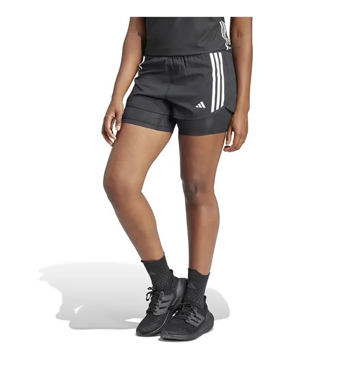 ADIDAS WOMEN OWN THE RUN 3S 2IN1 HARDLOOPSHORT