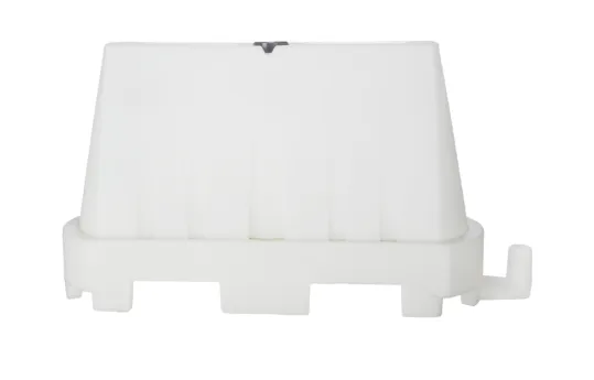 Barrier kunststof 100x60 cm stapelbaar wit