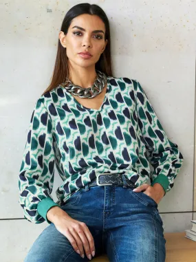 Blouse met print