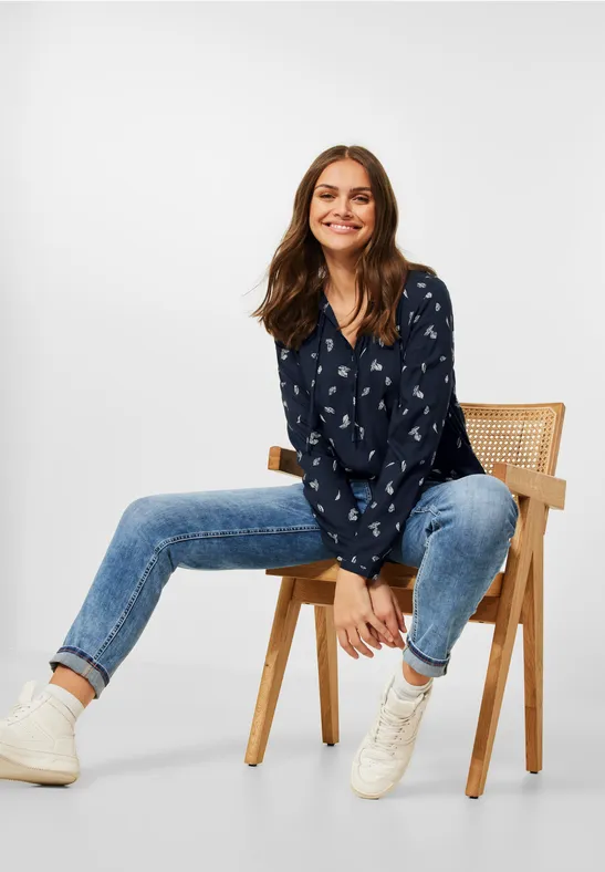 CECIL Blouse met onopvallende print