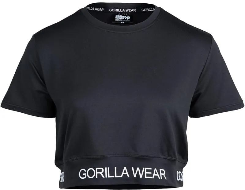 COLBY CROPPED TSHIRT  BLACK  XL