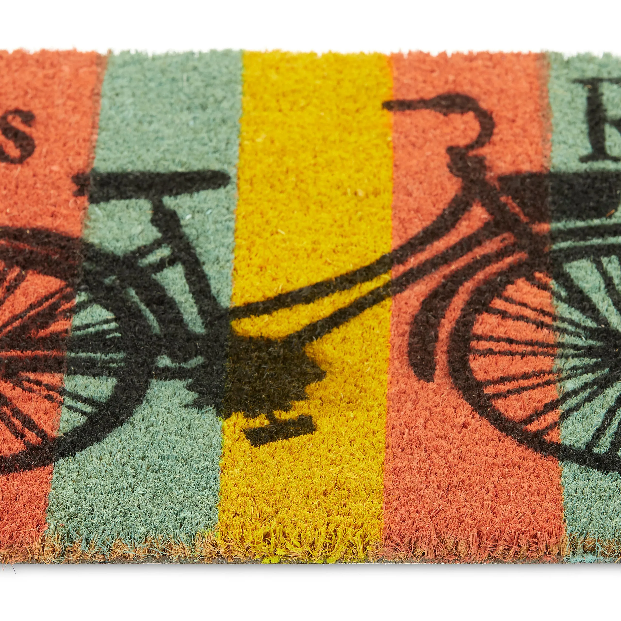 Deurmat kokos fiets