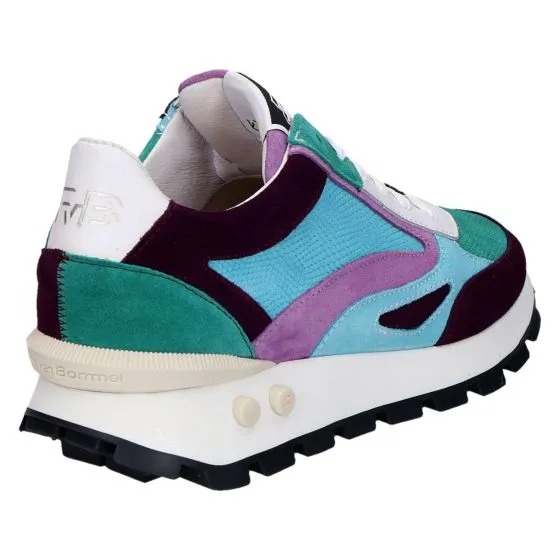 FLORIS VAN BOMMEL BLOKKI 024301 SNEAKER PURPLE SUEDE