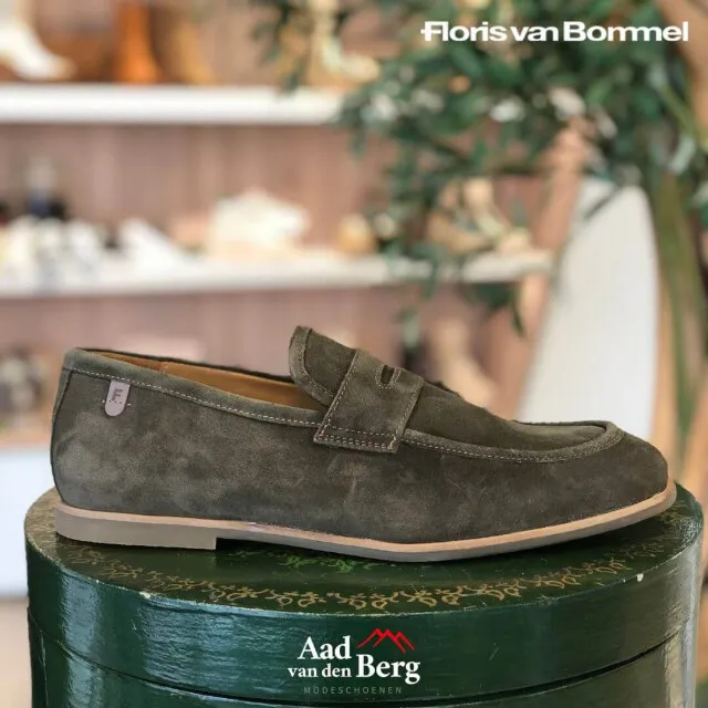Floris van Bommel De Kruimer 50.01 Instapschoenen Groen