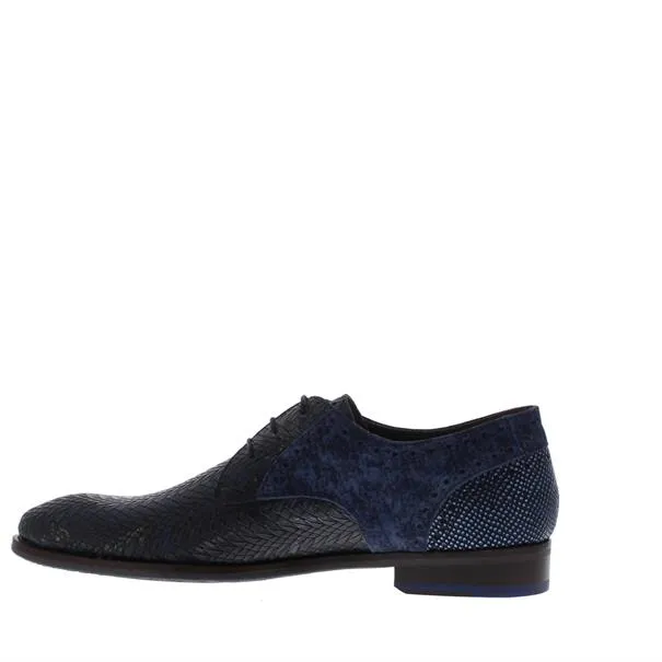 Floris van Bommel Derby Heren Veterschoen DarkBlue