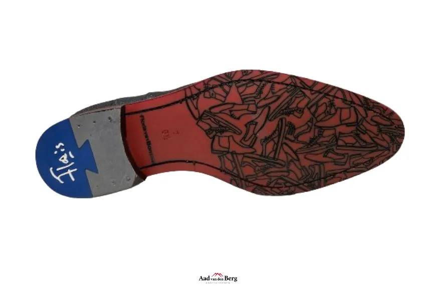 Floris van Bommel Herenschoenen Veterschoenen blauw