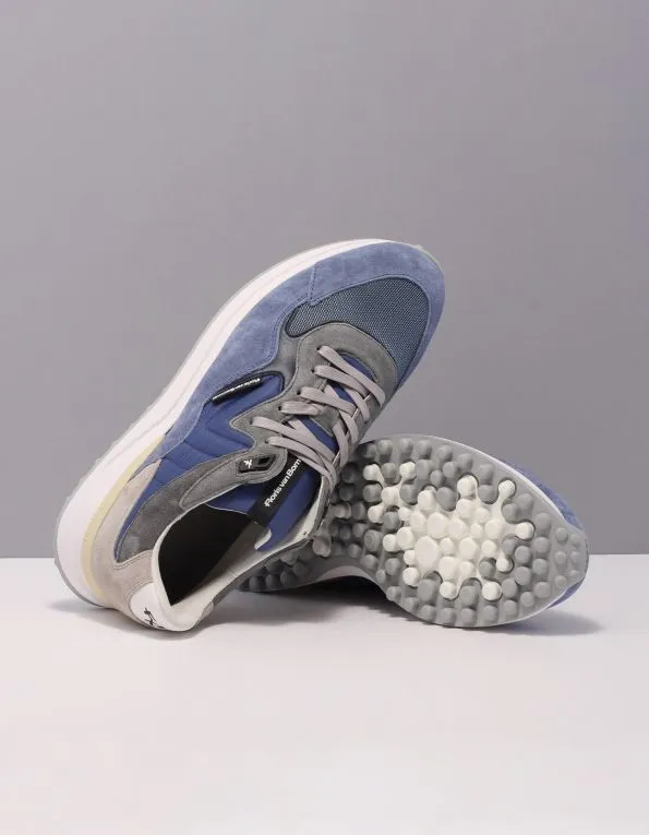 FLORIS VAN BOMMEL SFM10152  LAGE SNEAKERS  HEREN  BLAUW