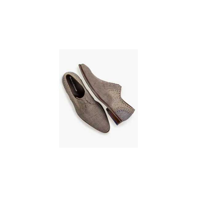 FLORIS VAN BOMMEL SFM301612601 GEKLEDE SCHOENEN BEIGE