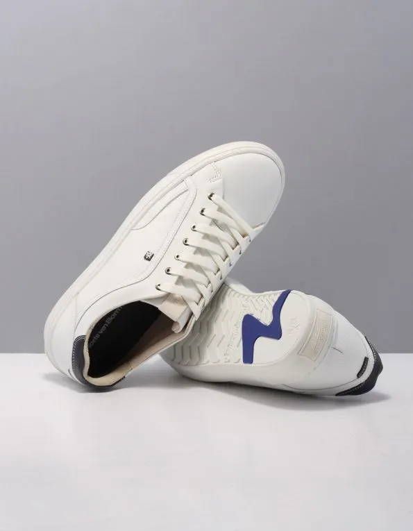 FLORIS VAN BOMMEL SFM30257  LAGE SNEAKERS  HEREN  WIT