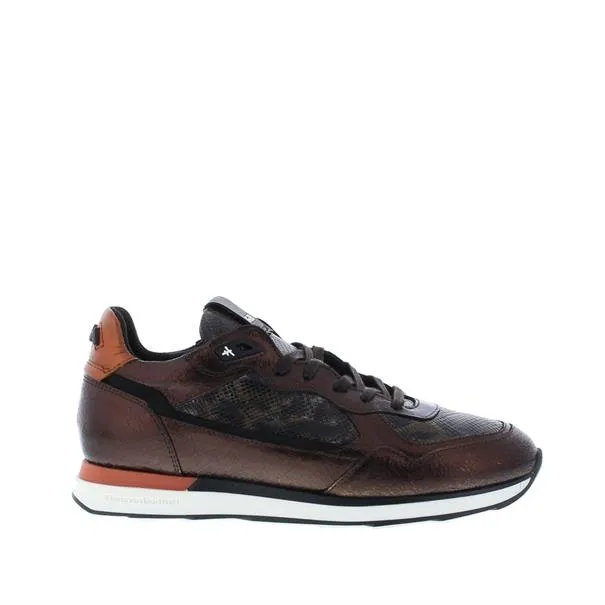 FLORIS VAN BOMMEL SFW10048 DAMES SNEAKER DARK BROWN