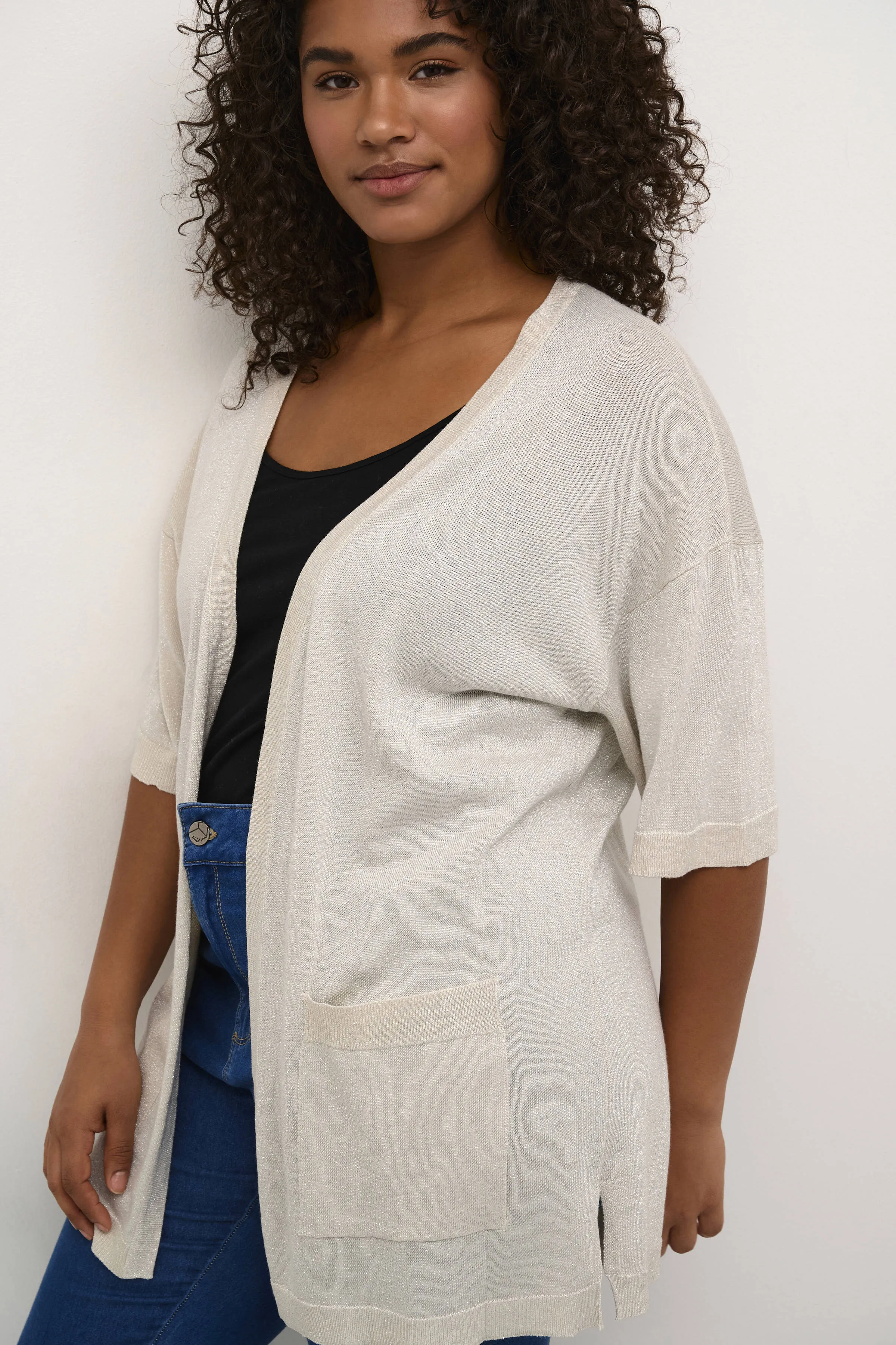 Kaffe Curve vest KCregitta ecru