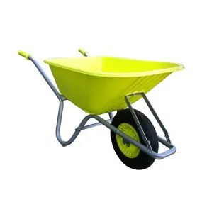 Kruiwagen pvc 100l lime