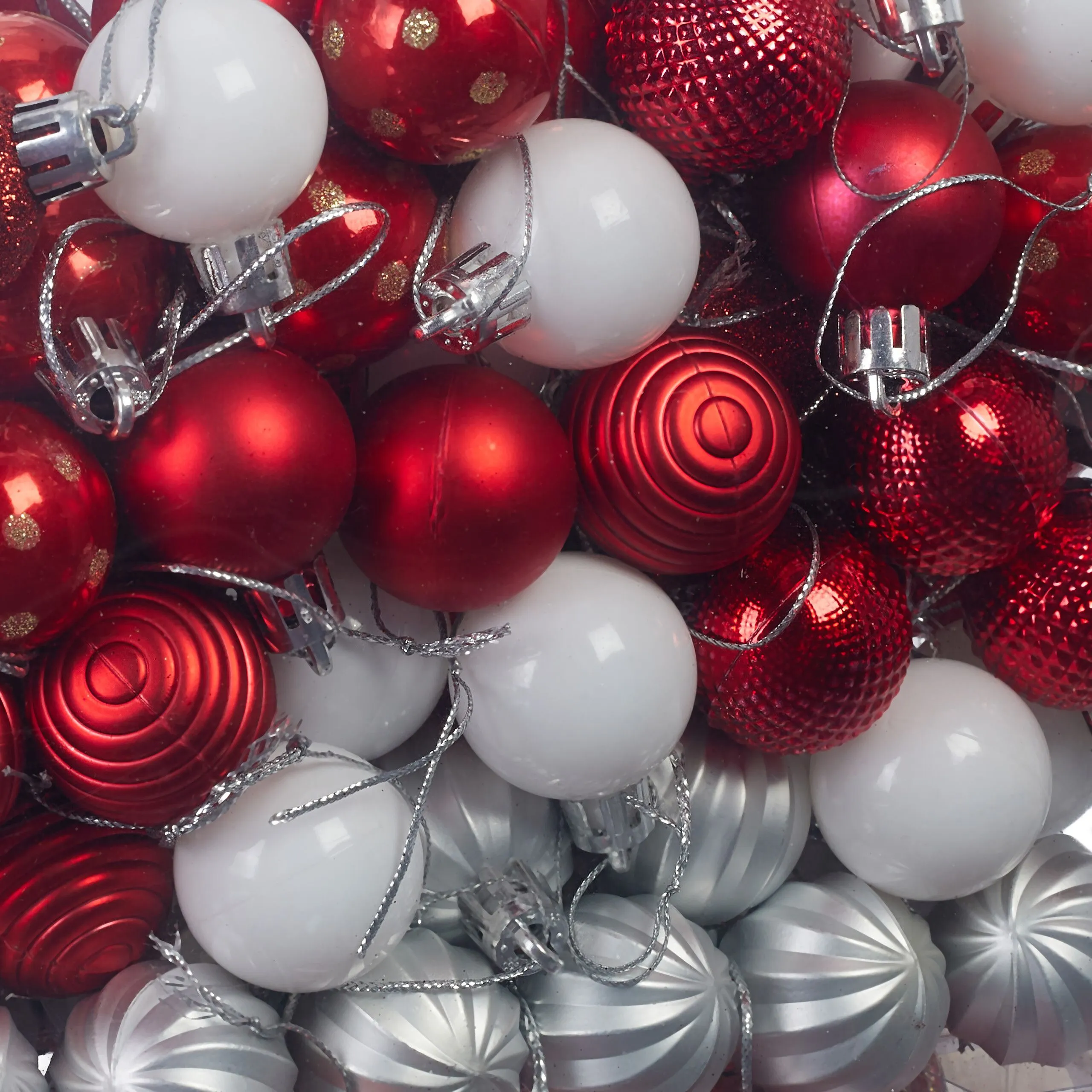 Kunststof kerstballen set van 103