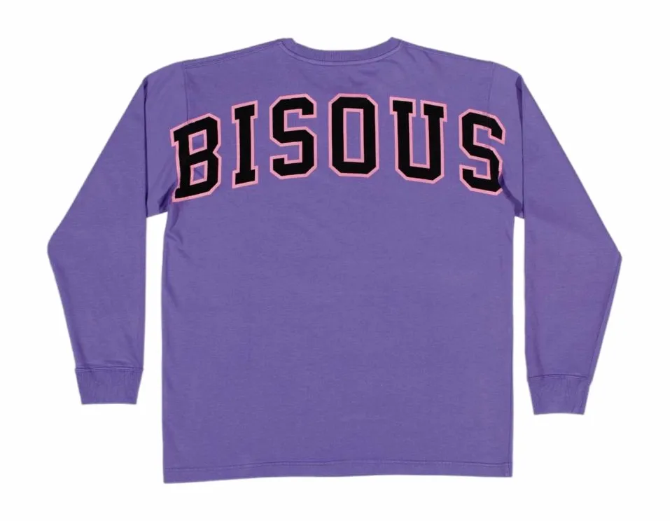 Longsleeve Bisous Men College Purple