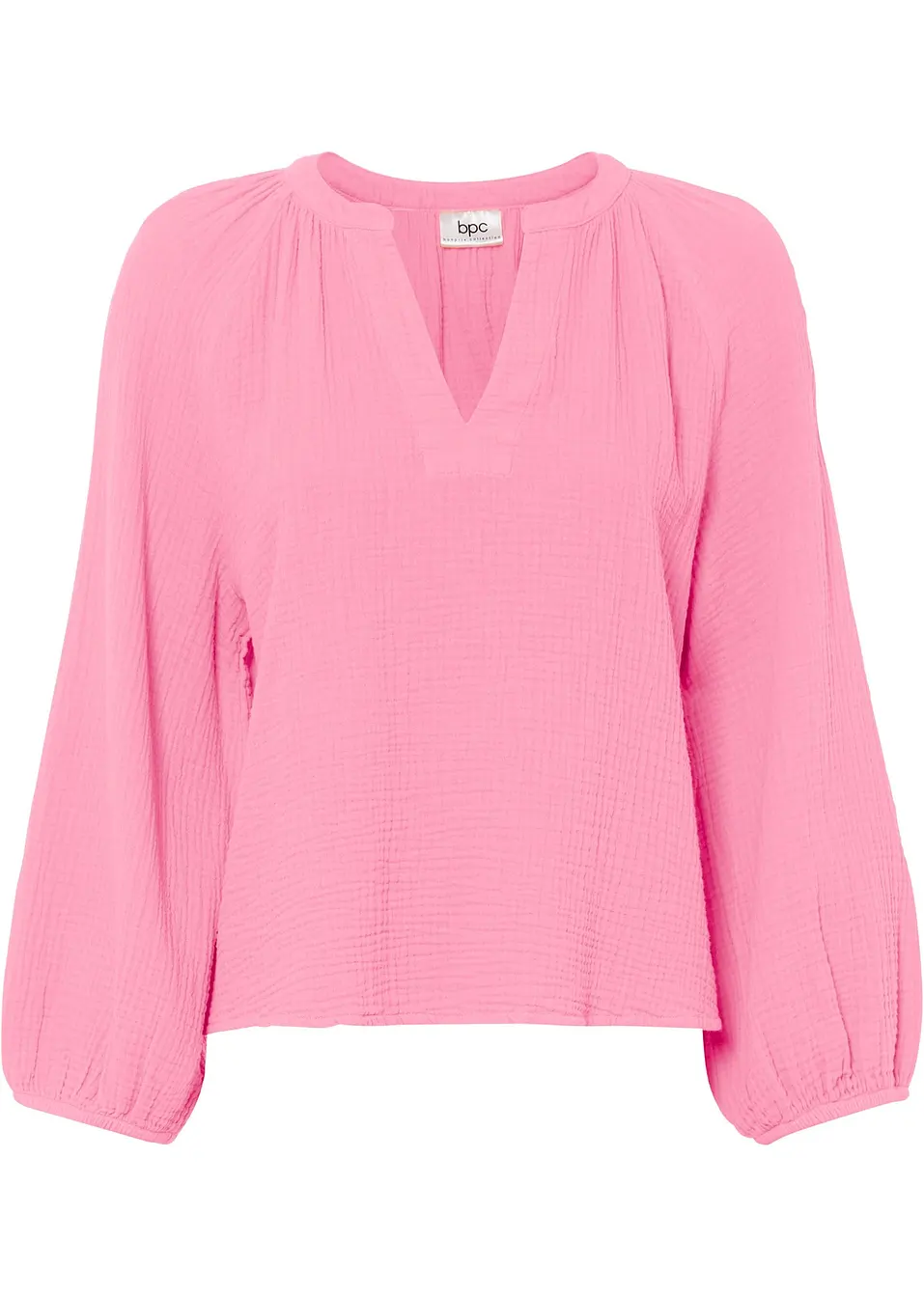Mousseline blouse van katoen   