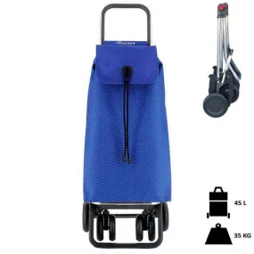 Rolser boodschappenkar met roterende voorwielen, Ona - blauw