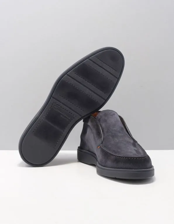 SANTONI 17823DETROIT  HOGE VETERSCHOENEN  HEREN  BLAUW