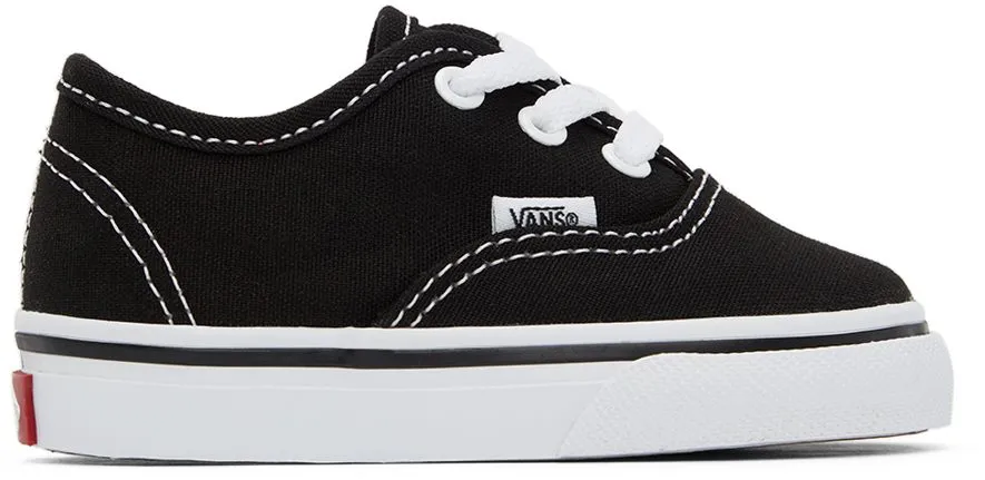 Vans Baby Black & White Authentic Sneakers (VN000ED9BLK1)