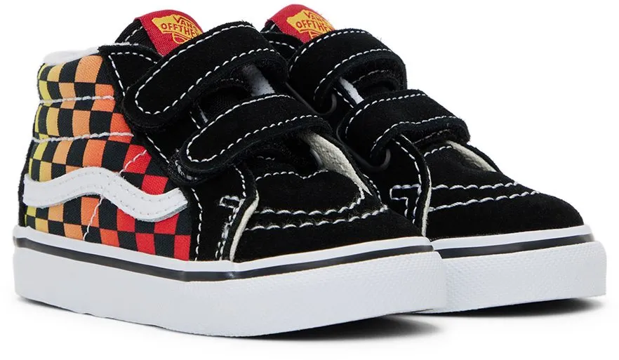 Vans Baby Black Sk8 Mid Reissue V Sneakers (VN0A5DXDABX1)