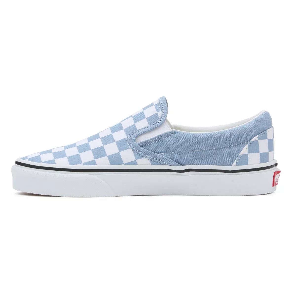 VANS CLASSIC SLIPON CHECKERBOARD WIT (VN000BVZDSB)