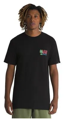 VANS PALM LINES TSHIRT ZWART / MULTICOLOR