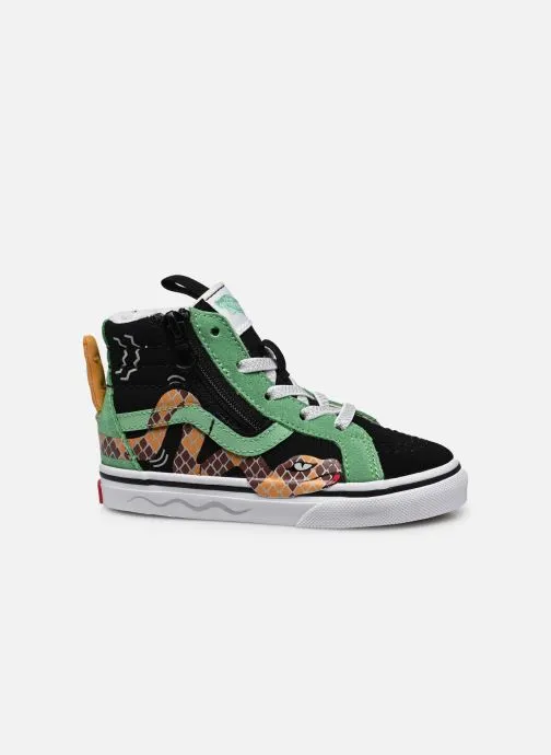      VANS SK8HI REISSUE SIDE ZIP SNAKE  GROEN   