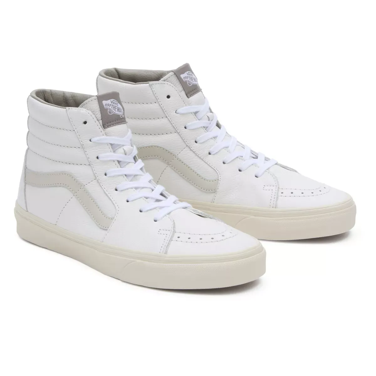 VANS SK8HI VAN HOOGWAARDIG LEER WIT (VN000BW7M0J)
