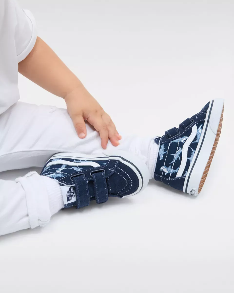 VANS SK8MID REISSUE MET KLITTENBAND BLAUW (VN00018WBER)