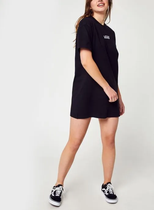      VANS WM CENTER VEE TEE DRESS  ZWART   